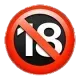 18+ Icon